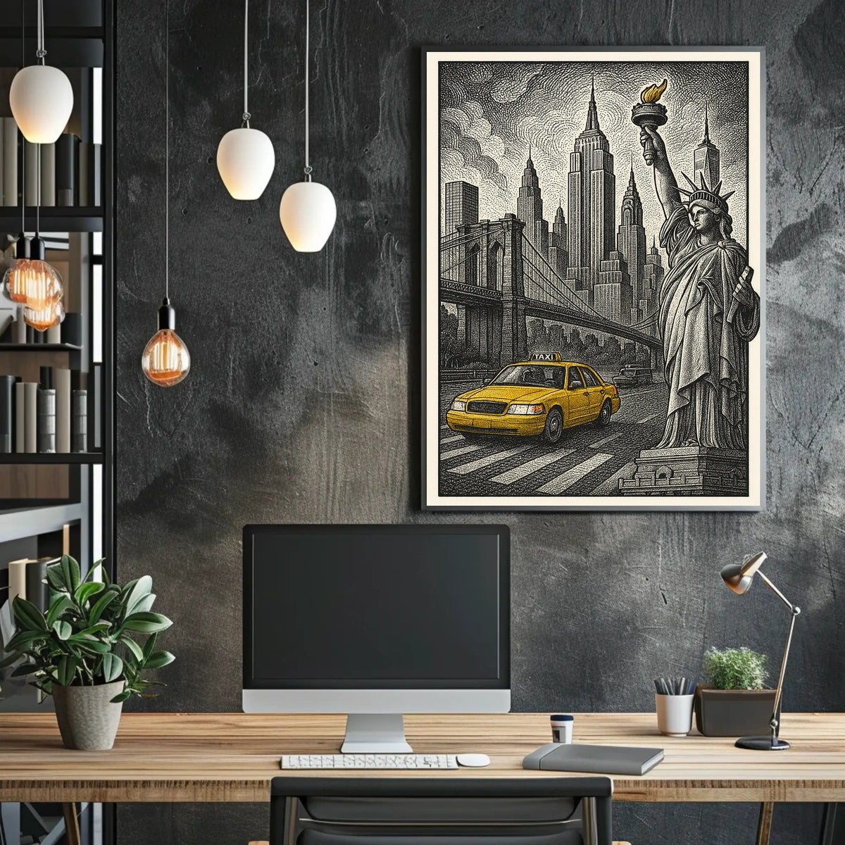 New York City Icons Poster