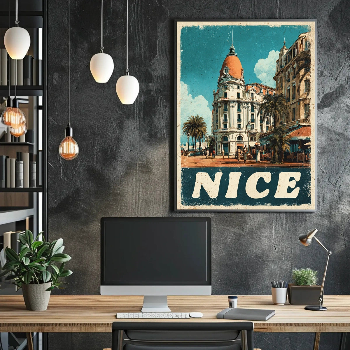 Vintage Nice Travel Poster