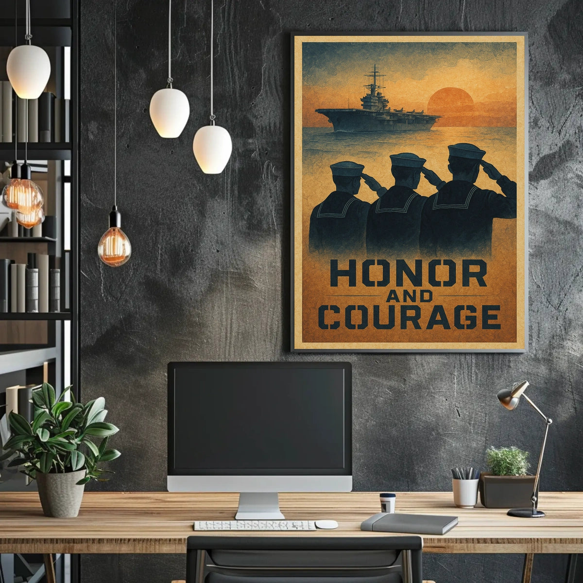 Honor And Courage Poster