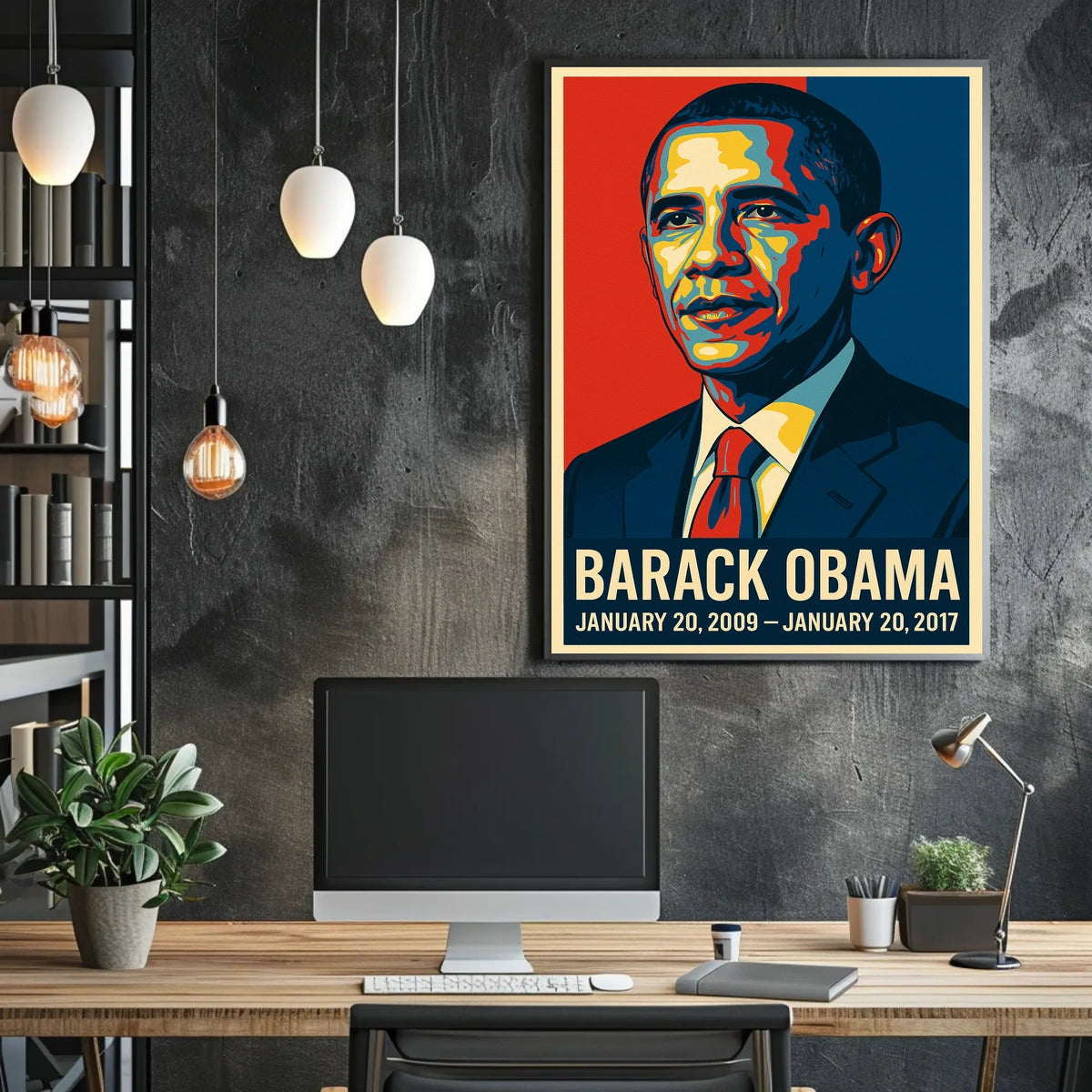Barack Obama Presidential Term Poster