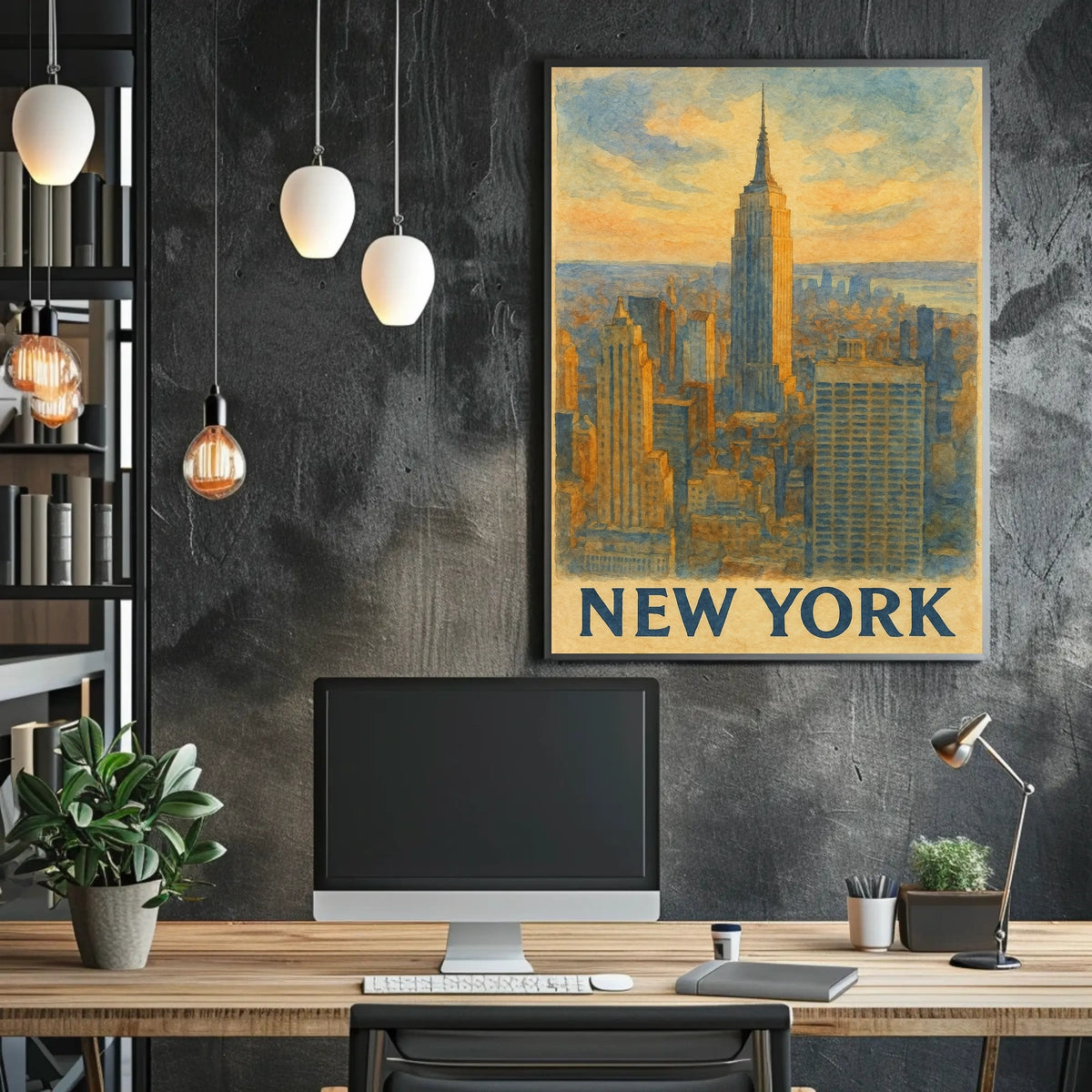 New York City Skyline Poster