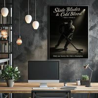 Skate Blades Cold Blood 1955 Finals Poster