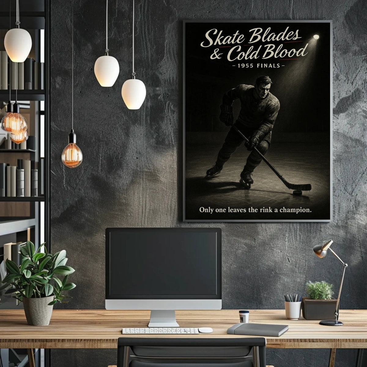 Skate Blades Cold Blood 1955 Finals Poster