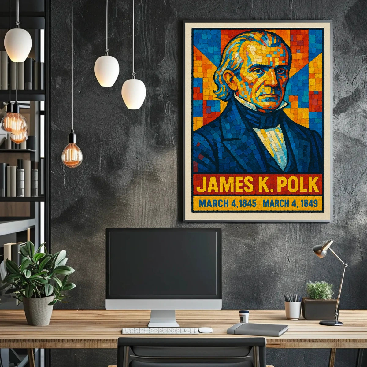 James K. Polk 11Th President Poster