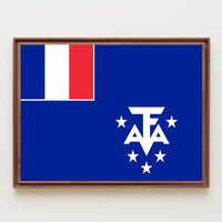 French Southern Territories Flag Poster