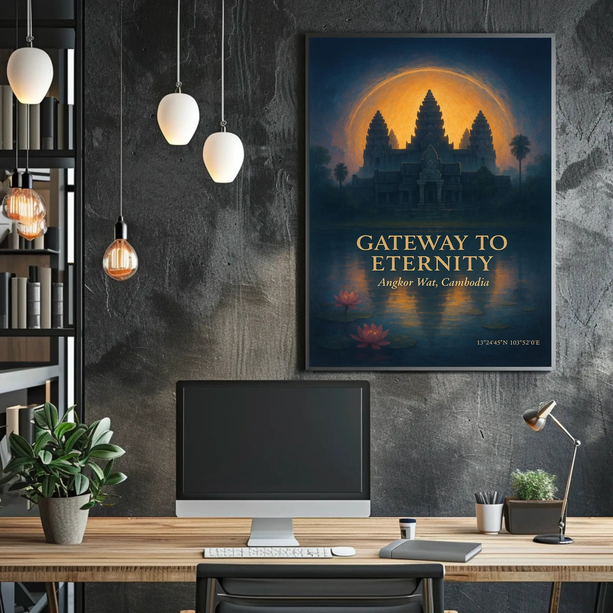 Gateway to Eternity Angkor Wat Poster