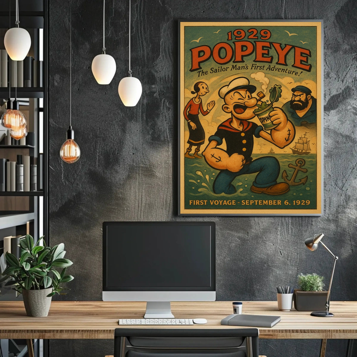Popeye 1929 Art Poster POP-27