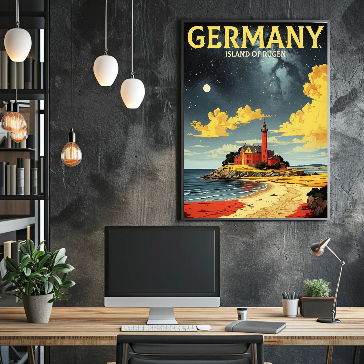 Germany Island of Rรผgen Poster