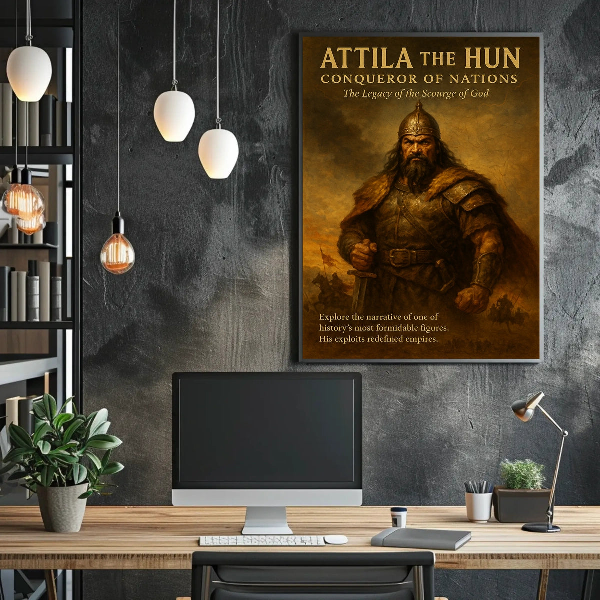 Attila The Hun Conqueror Of Nations Poster