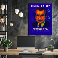Richard Nixon 37th President Poster