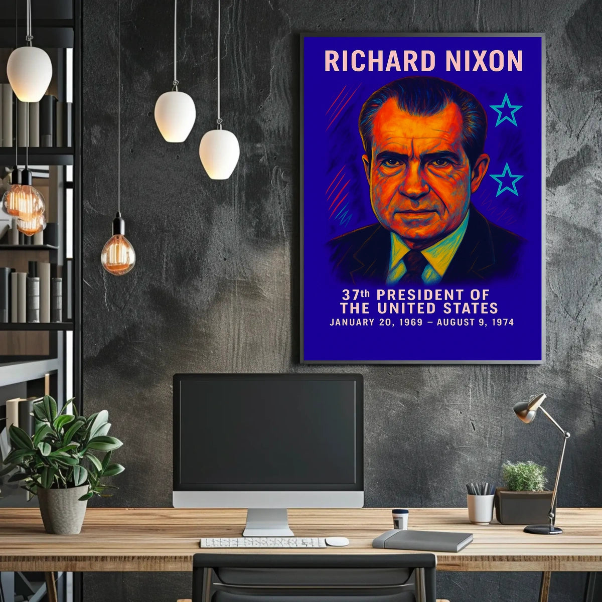 Richard Nixon 37th President Poster