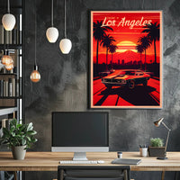 Vintage in Los Angeles Poster