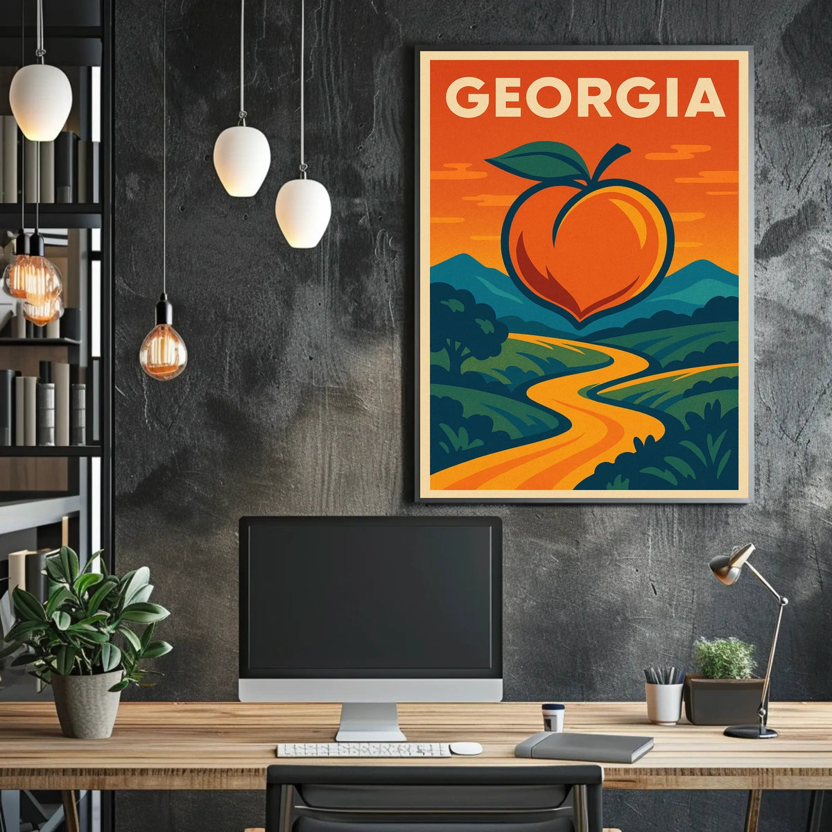Georgia Peach Poster