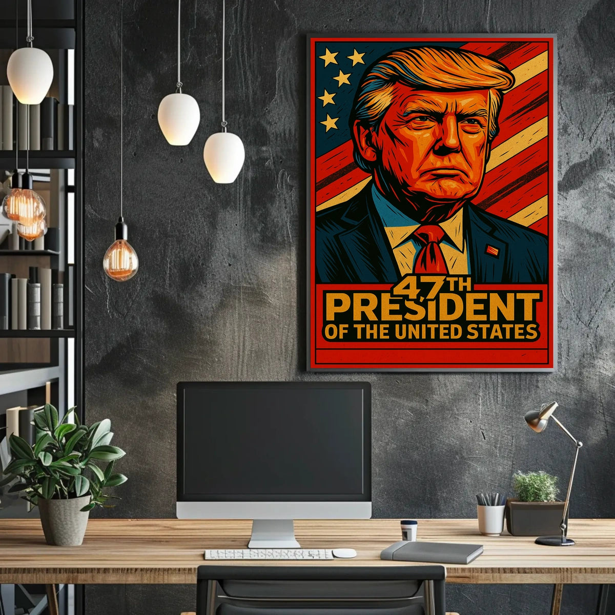 47th President Of The United States Poster Wall Art