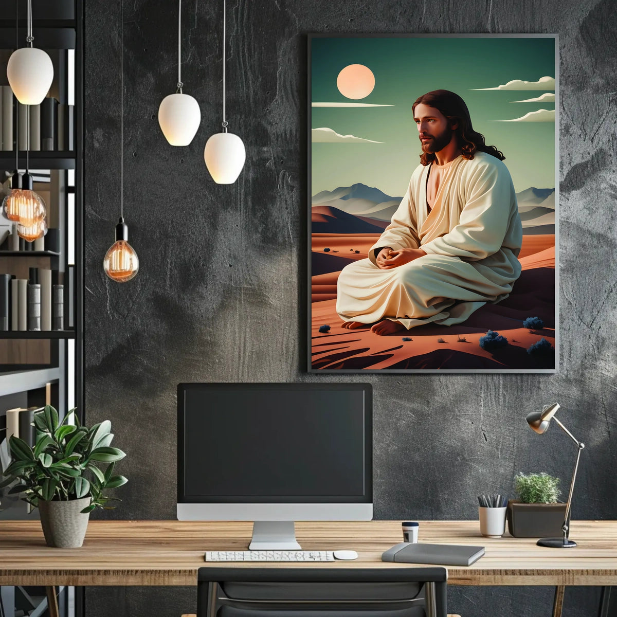 Serenity in the Desert Poster