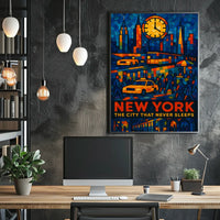 New York The City That Never Sleeps Poster