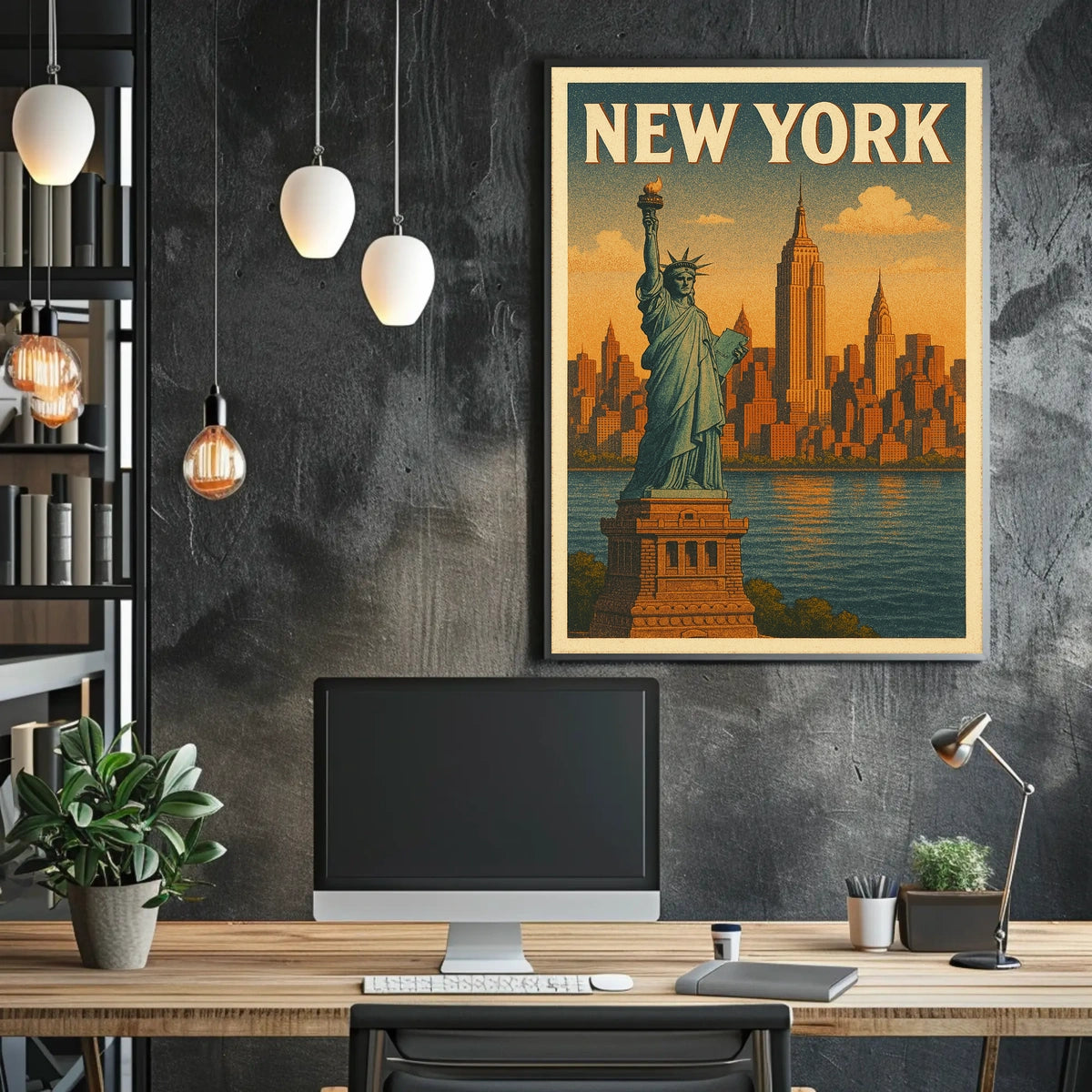 New York City Skyline Poster