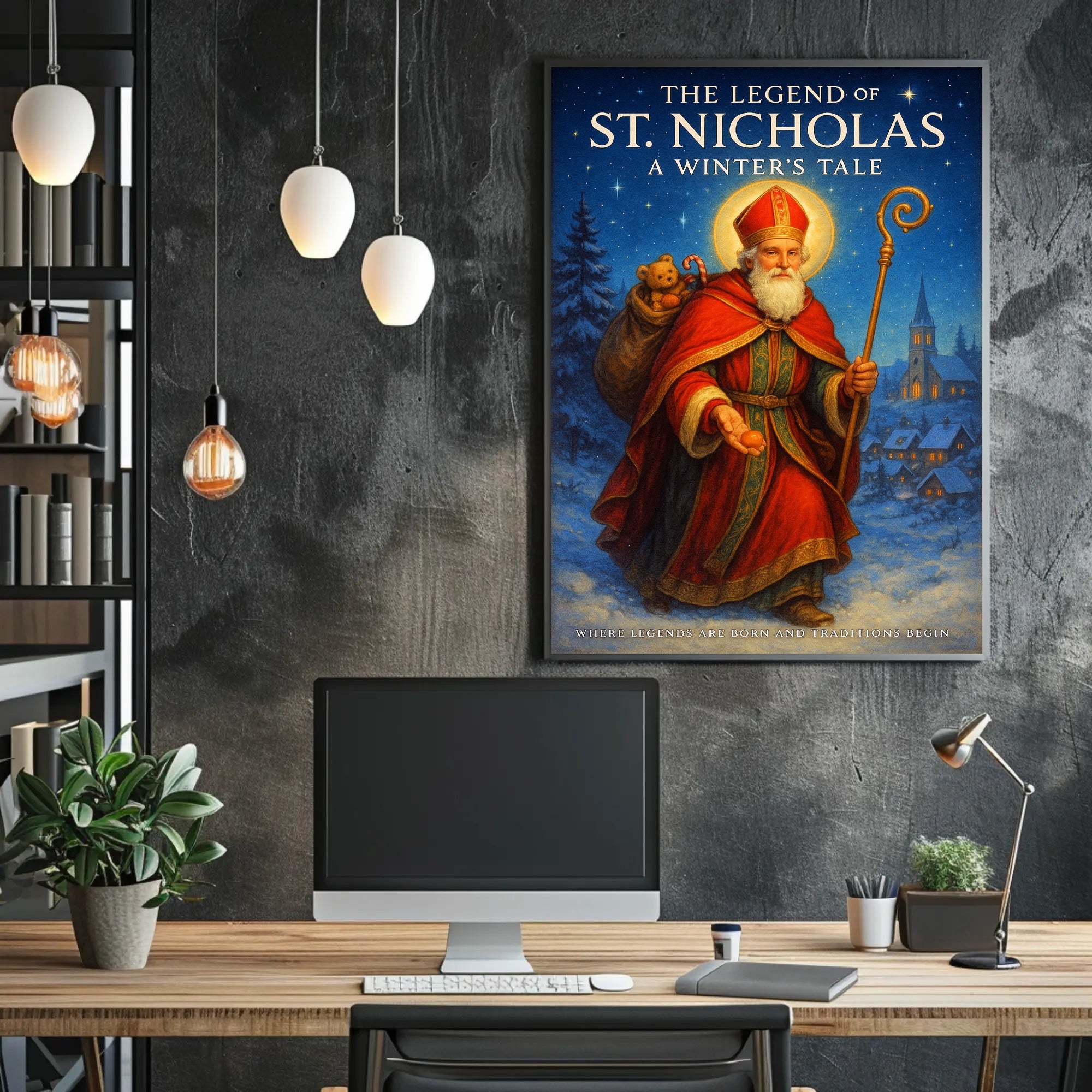 The Legend of St. Nicholas Poster PosterGoat