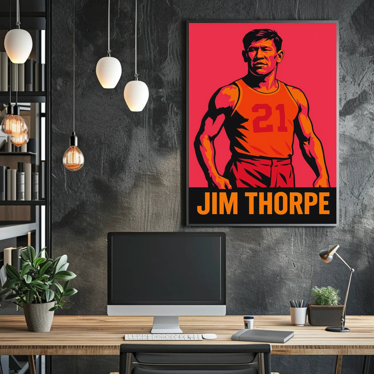 Jim Thorpe Athletic Legend Poster