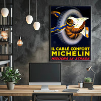 Michelin Tire Advertisement Poster