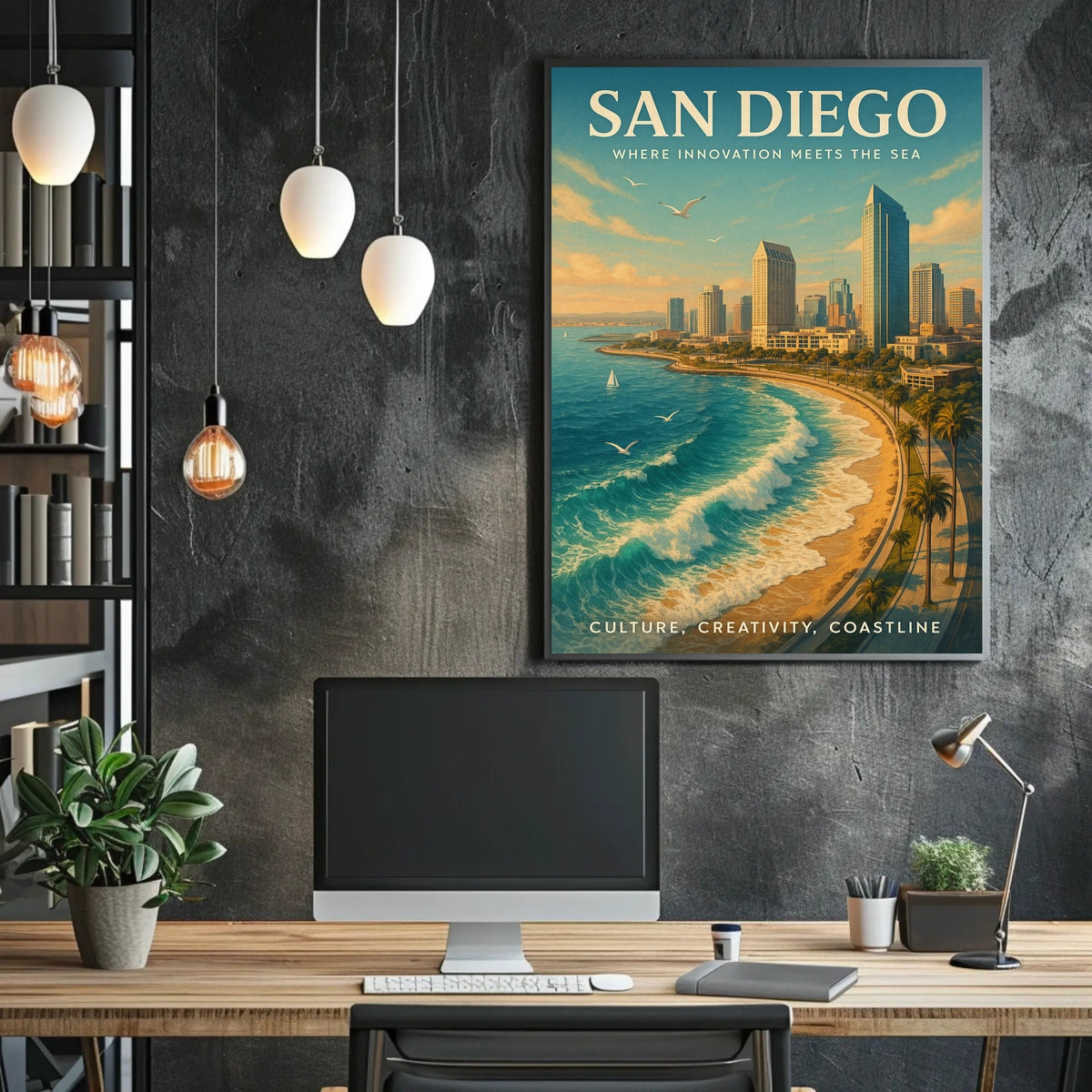 San Diego Where Innovation Meets The Poster
