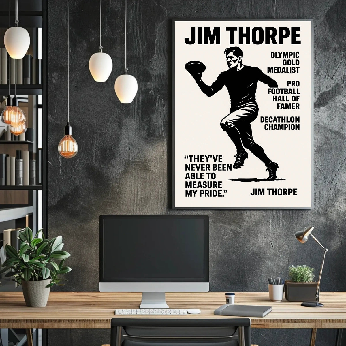 Celebrating Jim Thorpes Legacy Poster