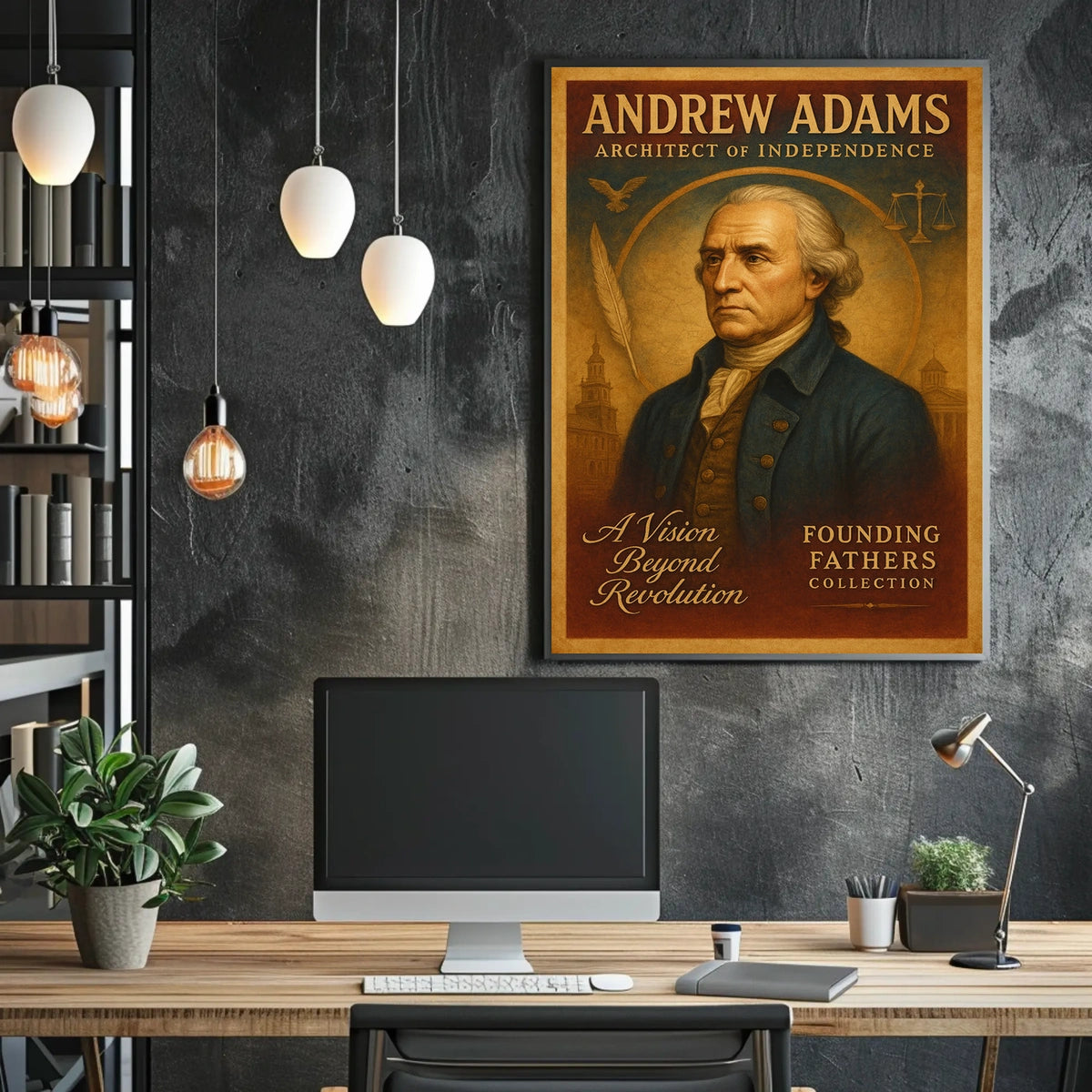 Andrew Adams Architect of Independence Poster