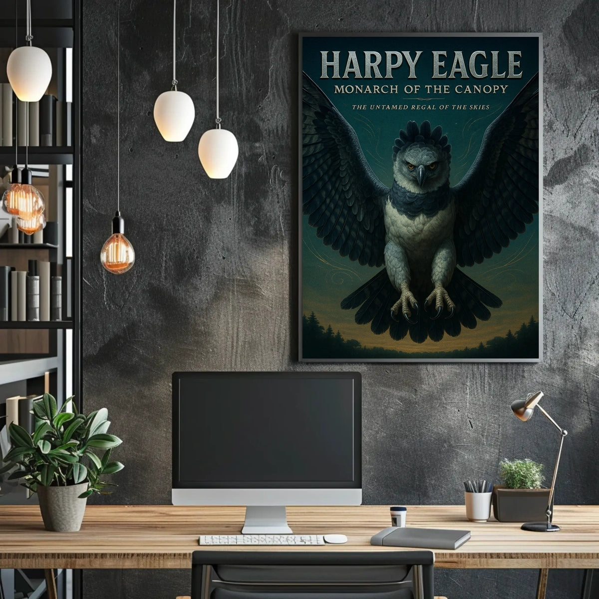 Harpy Eagle Monarch of the Canopy Poster