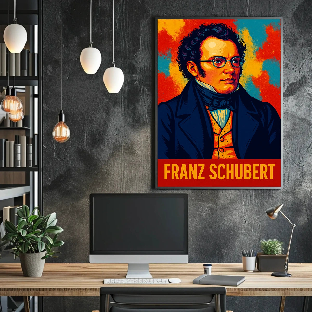 Franz Schubert Portrait Poster