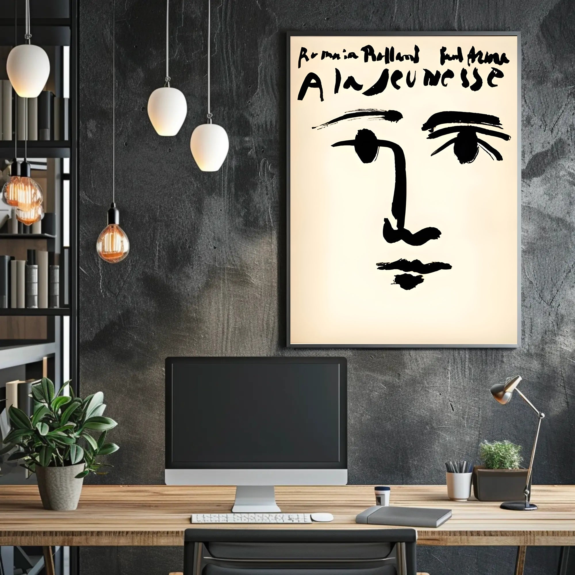 A La Jeunesse Poster Scenic Vintage Travel Print