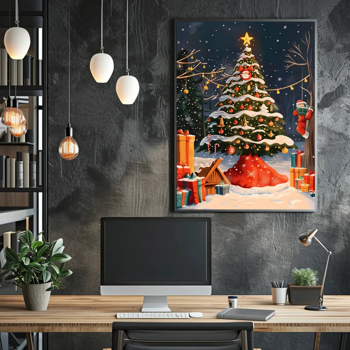Festive Christmas Wonderland Poster