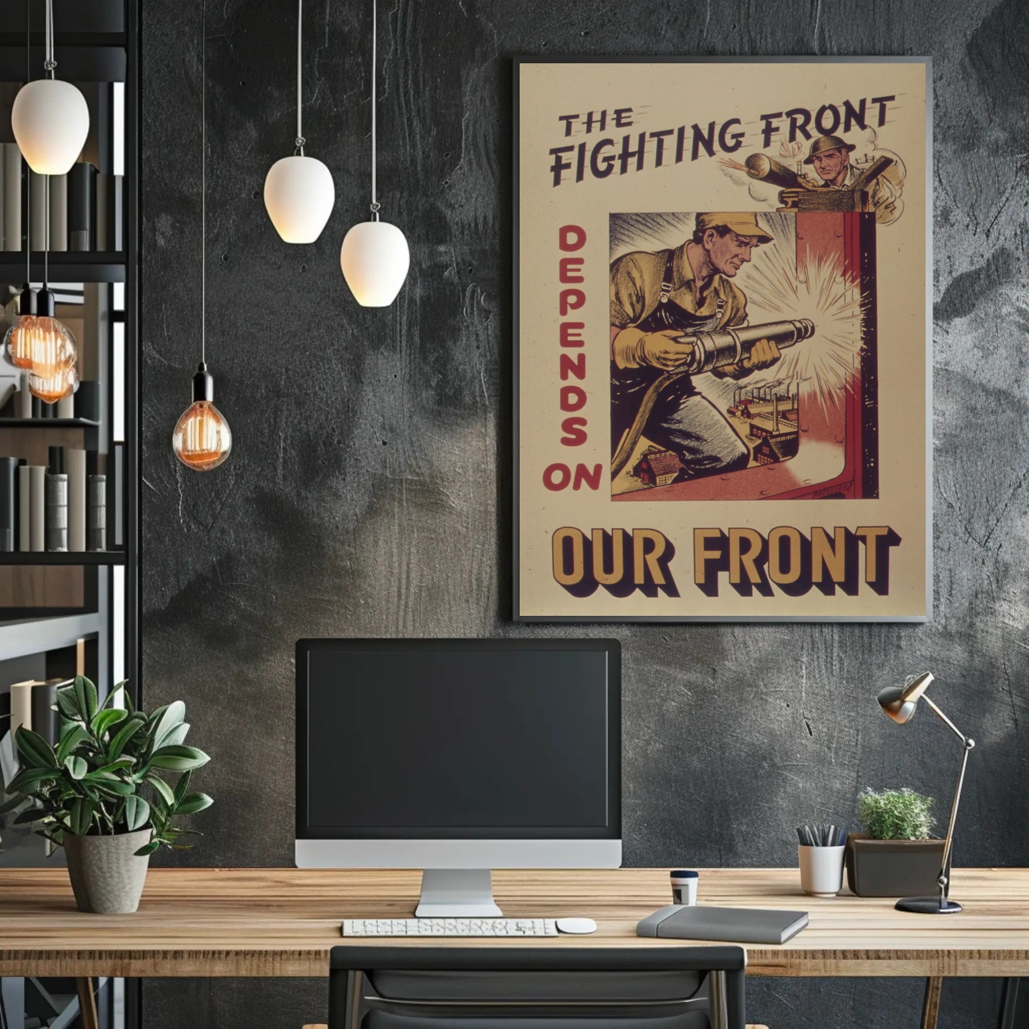 Homefront Support WWII Poster: A Symbol of Unity
