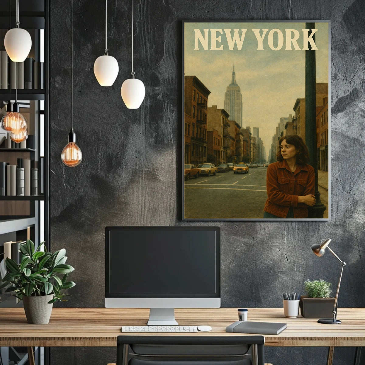 New York Street Scene Poster