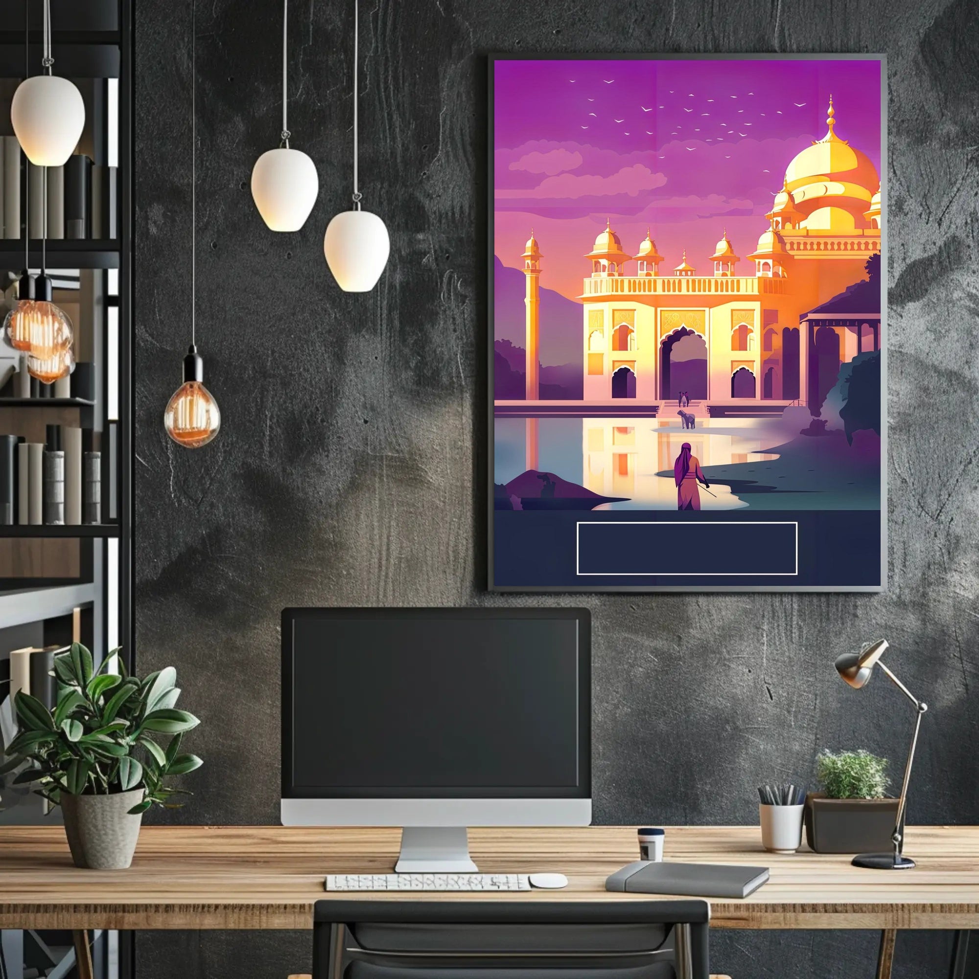 Tranquil Evening at the Palace Poster