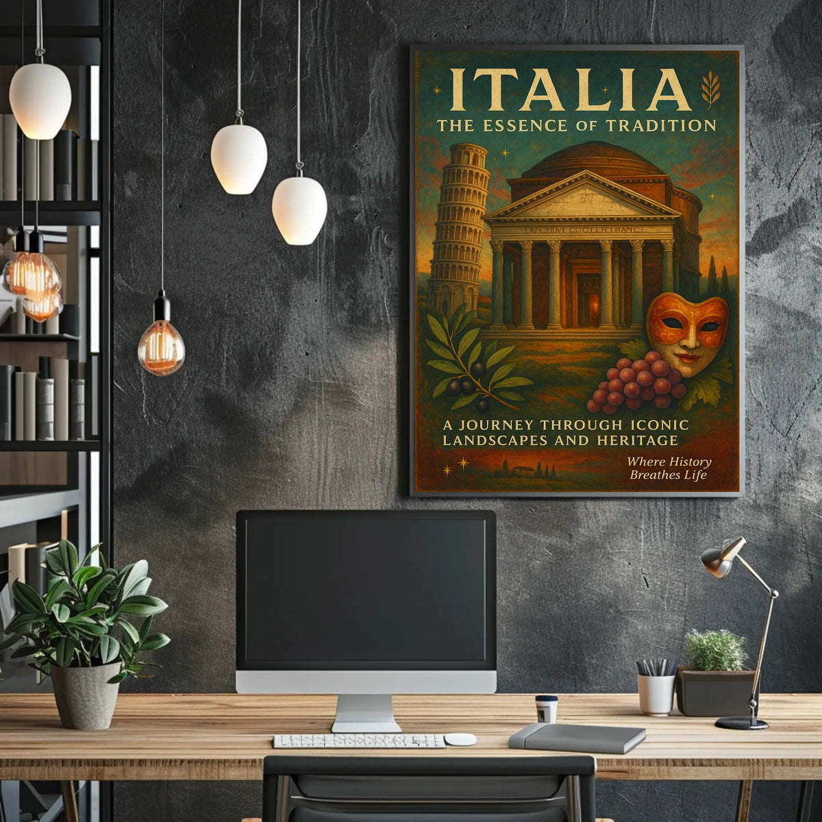 Italia The Essence Of Tradition Poster