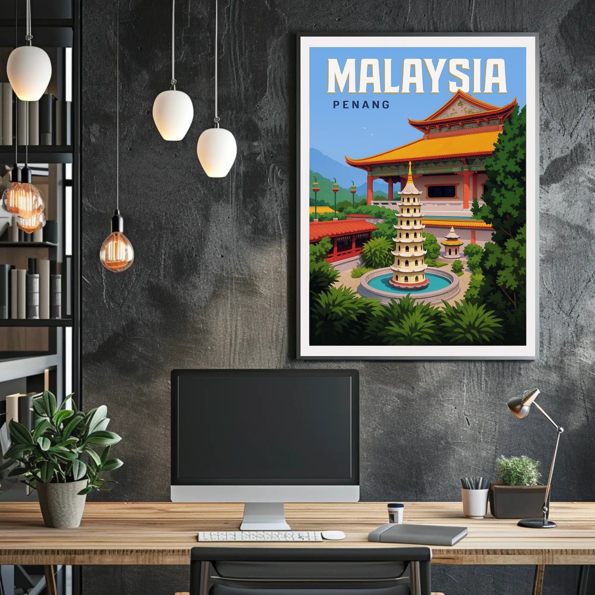 Malaysia - Penang Poster PosterGoat
