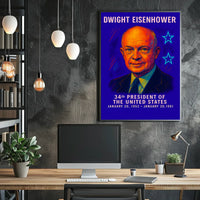 Dwight Eisenhower 34th President Poster