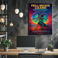Frill-Necked Lizard Master of Disguise Poster