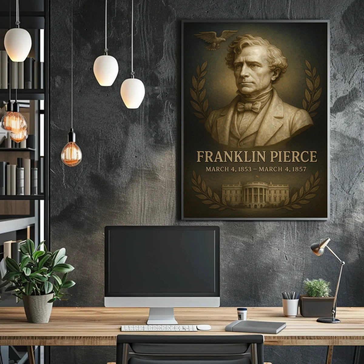 Franklin Pierce 14Th President Poster