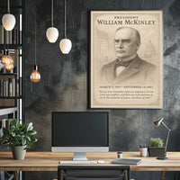 William McKinley Presidency Commemoration Poster PosterGoat