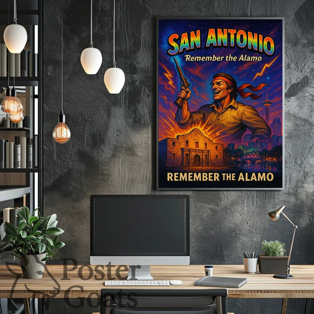 Battle of the Alamo Defiant Spirit Cultural or Heritage Poster
