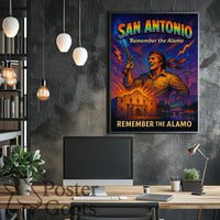 Battle of the Alamo Defiant Spirit Cultural or Heritage Poster