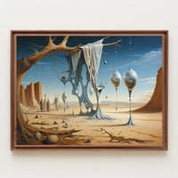 Surreal Desert Dreamscape Art Poster