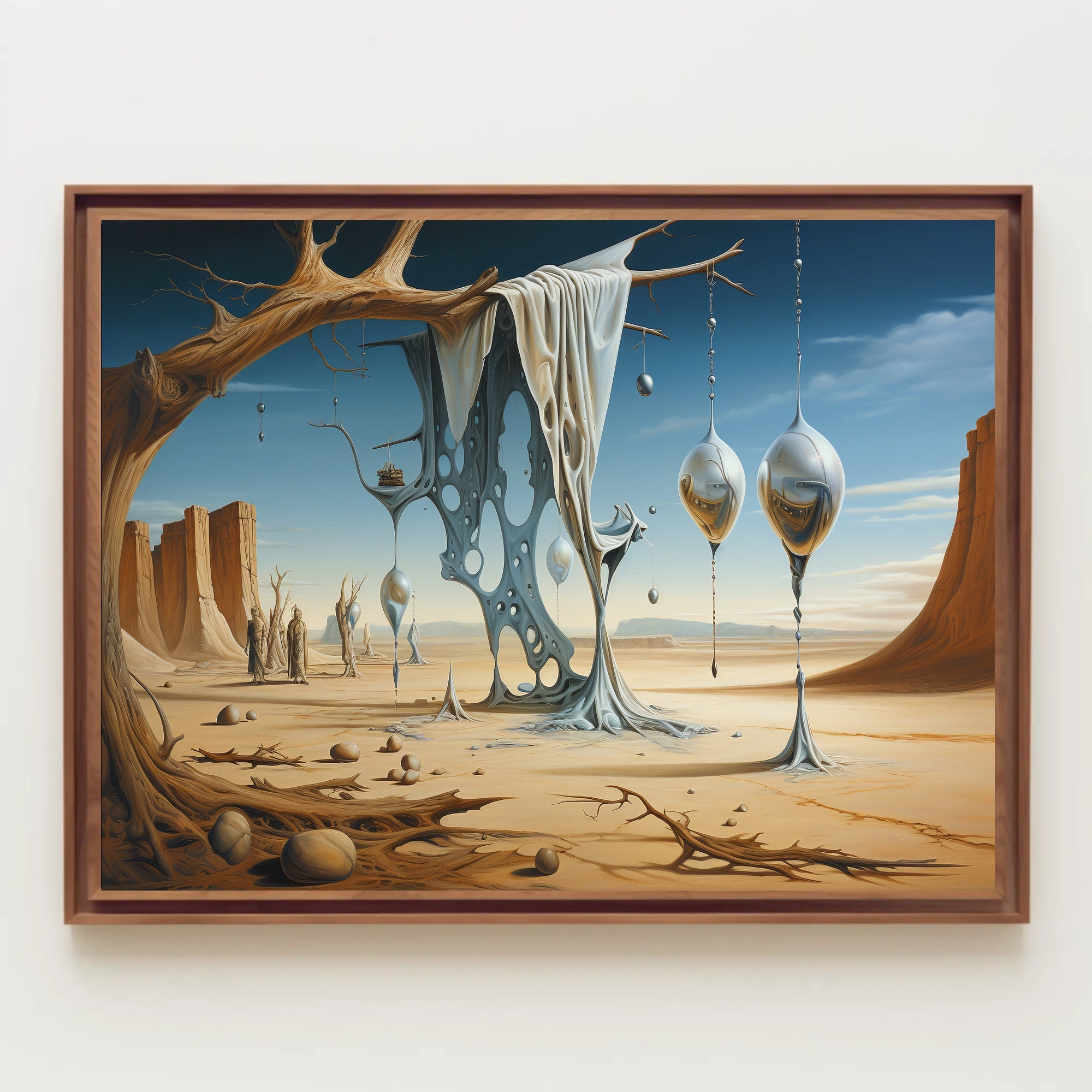 Surreal Desert Dreamscape Art Poster