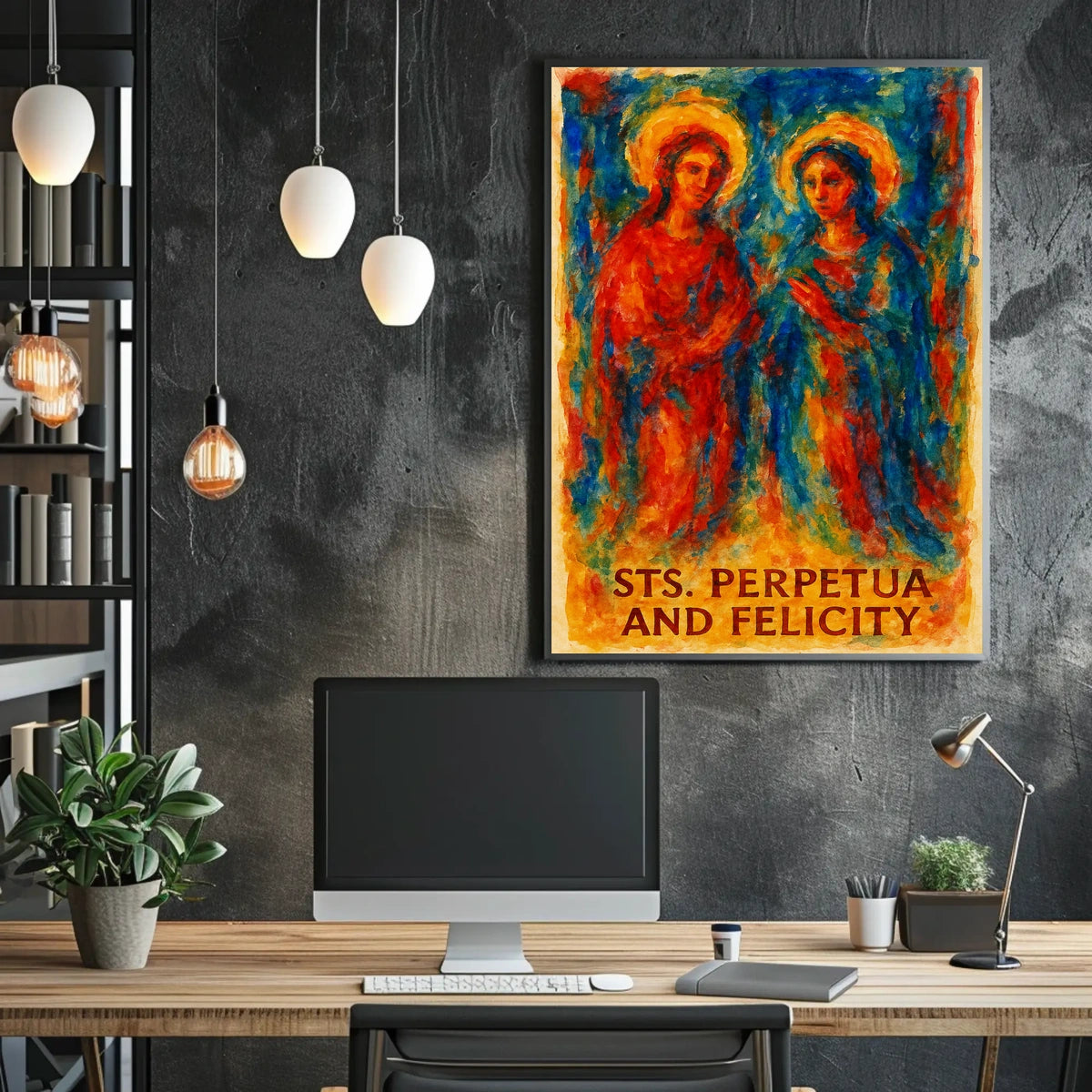 Sts. Perpetua And Felicity Poster