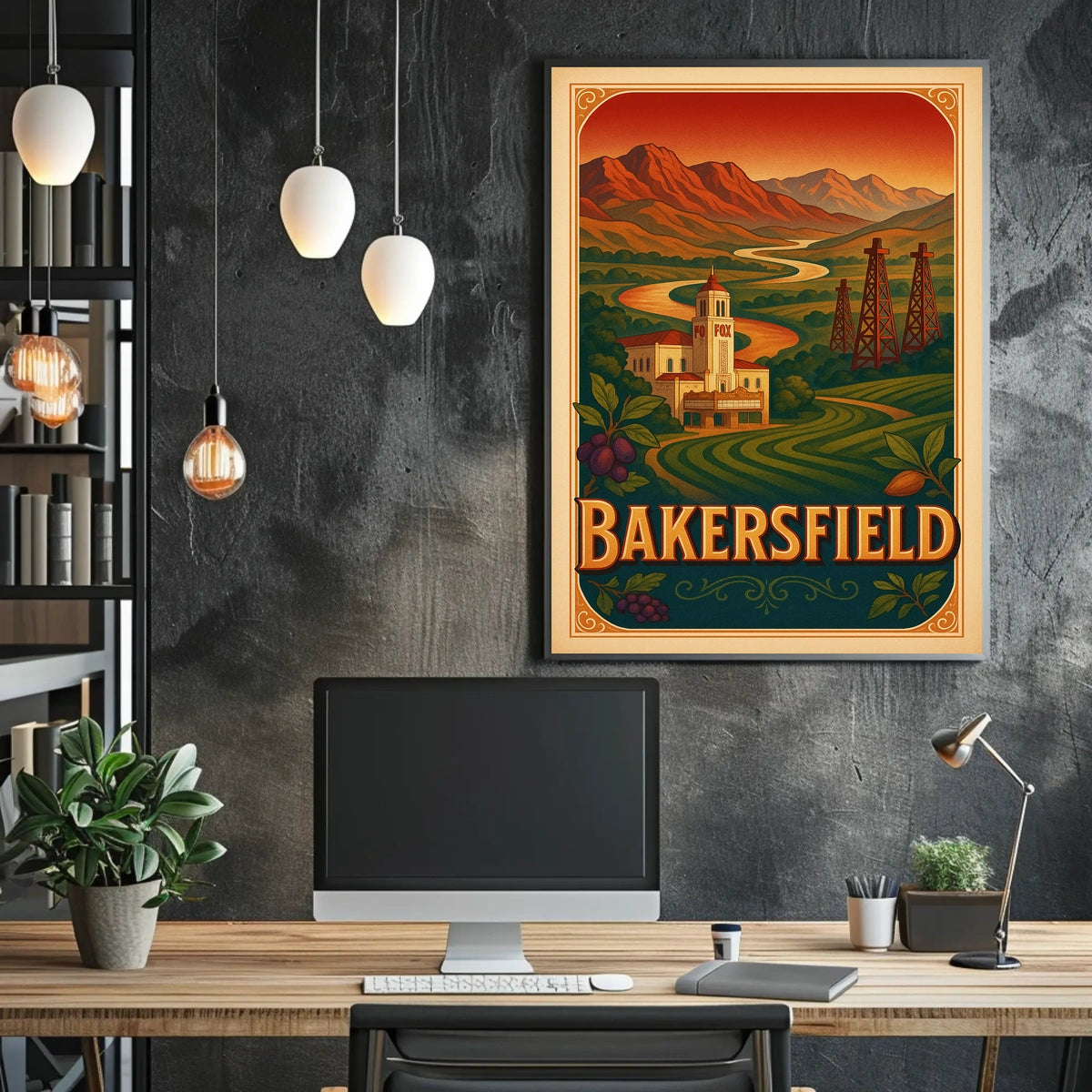 Bakersfield Landscape Poster