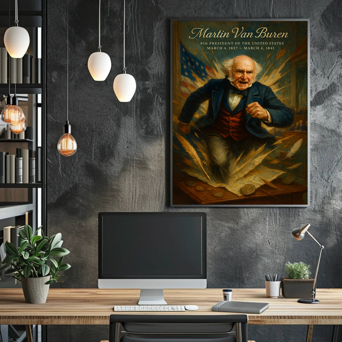 Martin Van Buren 8th President Poster