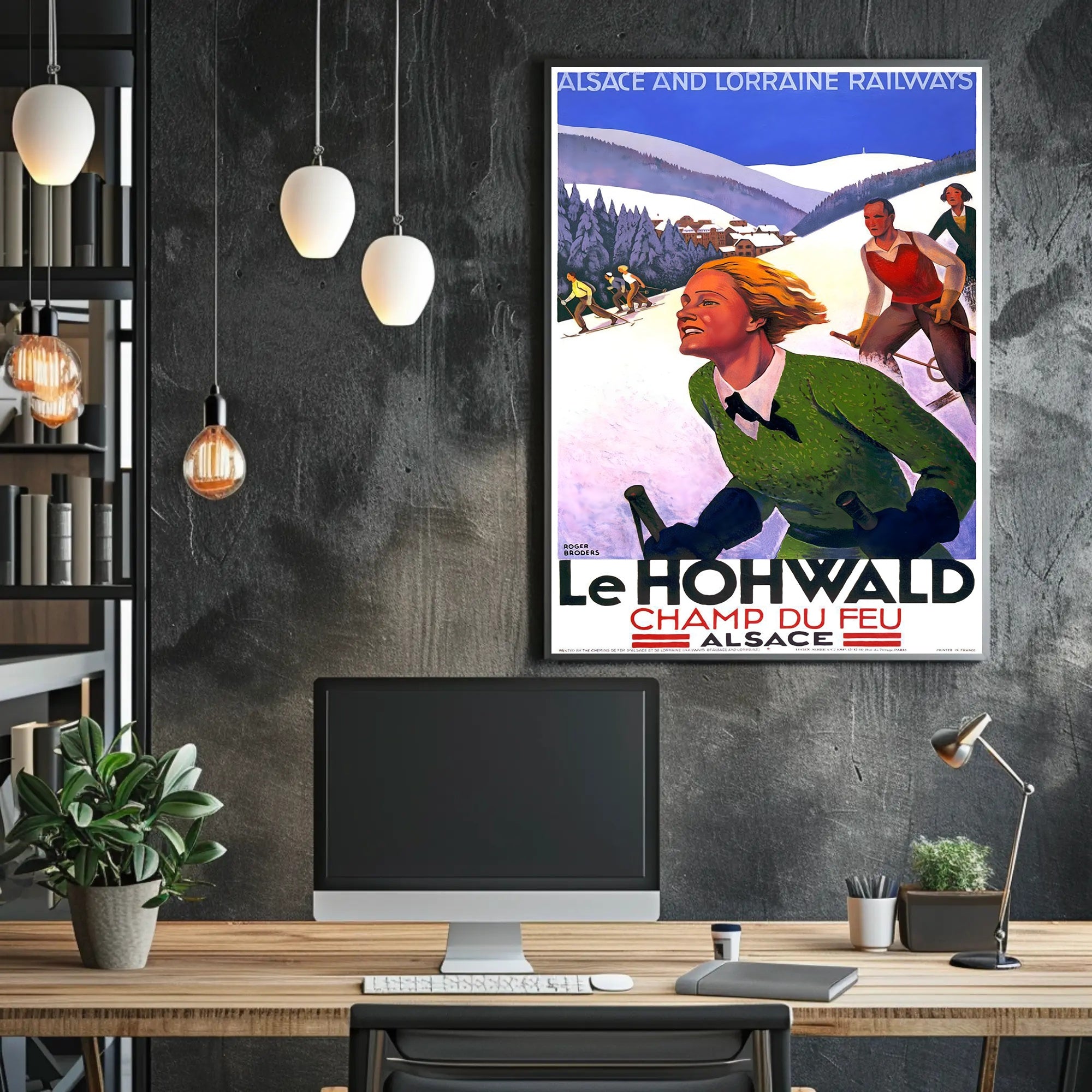 Winter Adventure in Alsace Poster PosterGoat