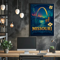 Missouri A Scenic Tribute Poster