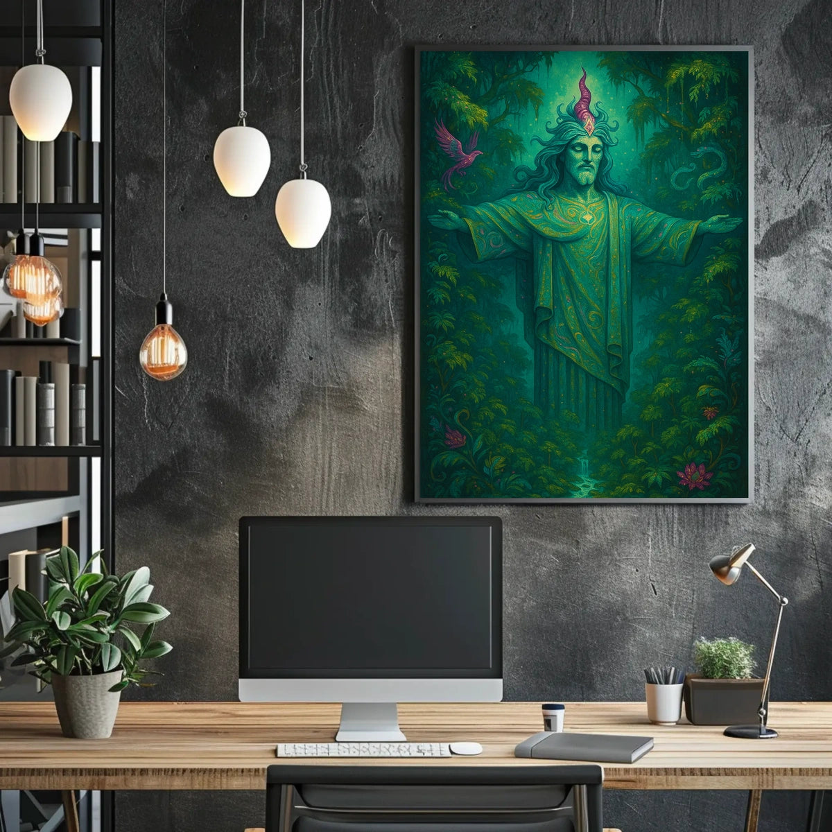 Enchanted Forest Guardian Poster
